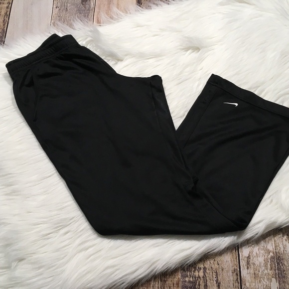 Nike Pants - NIKE | SMALL BLACK ATHLETIC TRACK PANTS